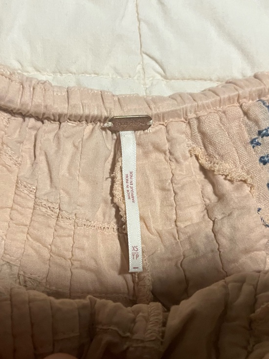 Free People Field Of Dreams Embroidered Patchwork Shorts - Picture 8 of 10